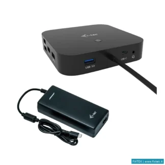 Docking Station I-Tec I-Tec Docking Station USB-C HDMI Power Delivery 100W, 2X LCD + Charger C112W
