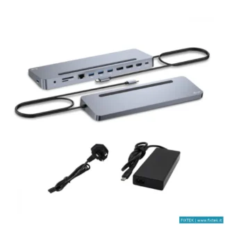 Docking Station I-Tec I-Tec Docking Station USB-C Metal Ergono Displ Con Power Delivery 100W+ I-Tec