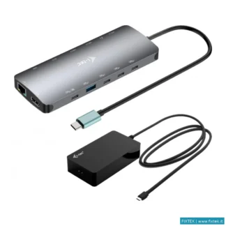 Docking Station I-Tec I-Tec Docking Station USB-C Nano 3X LCD 2X HDMI 1X USB-C Video, PD 140W