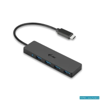 Hub USB I-Tec I-Tec Hub 4 Porte USB-C 3.1 Colore Nero
