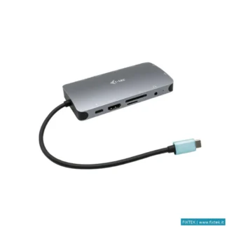 Docking Station I-Tec I-Tec Nano Docking Station USB-C Hdmi-Vga Con Porta Lan, Power Delivery 100W