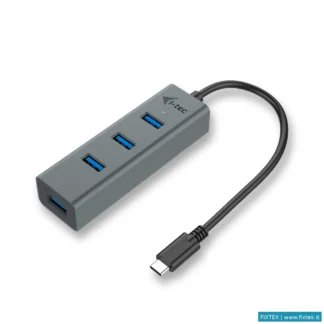 Hub USB I-Tec I-Tec USB-C Metal Hub 4 Port
