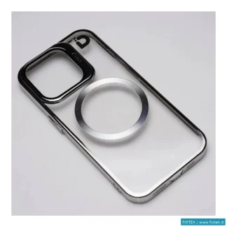 Custodie E Cover Idude Idude Cover Tank Magsafe Crystal Iphone 14 Pro Max Silver