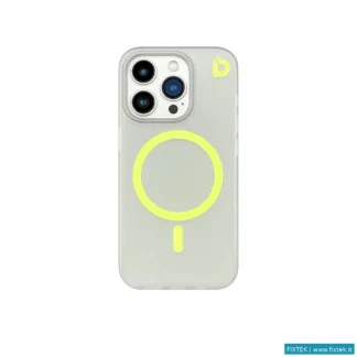 Custodie E Cover Idude Idude Cover Tank Magsafe Neon Iphone 15 Pro Giallo