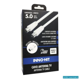 Cavi Antenna Innohit Innohit Cavo Antenna M/F 5 Mt Bianco