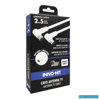 Cavi Antenna Innohit Innohit Cavo Antenna M/F Spina 90 2,5 Mt