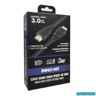Cavi Hdmi/Vga/Dvi/Dp Innohit Innohit Cavo HDMI 4K HDR High Speed 60HZ 3 Mt