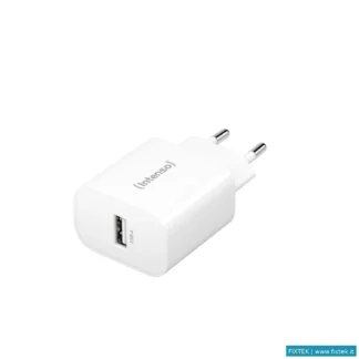 Caricabatterie Intenso Intenso Alimentatore 5W 1 Entrata USB A Bianco