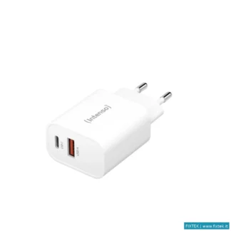 Caricabatterie Intenso Intenso Alimentatore Fast 30W 2 Entrate USB A + USB C