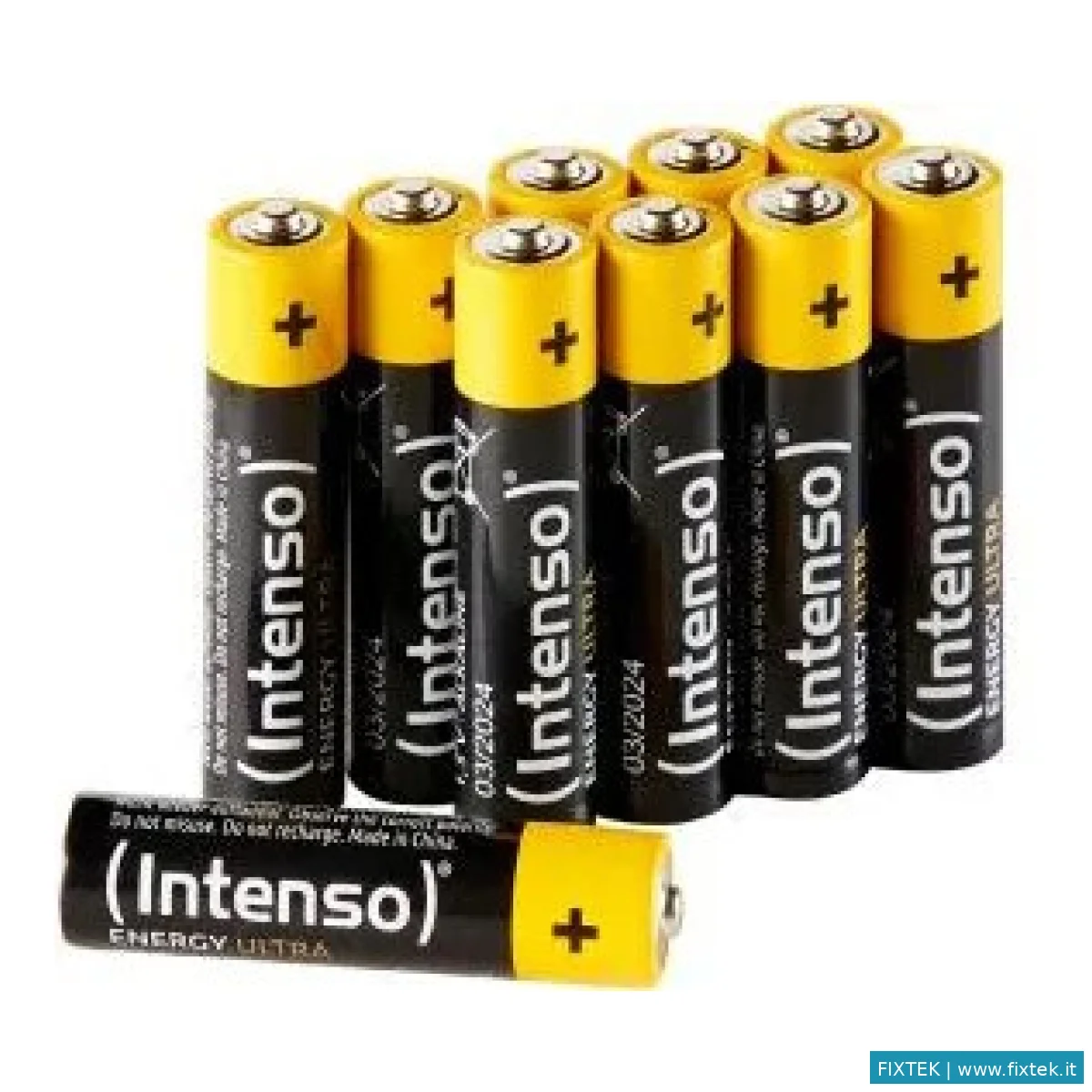 Batterie Intenso Intenso Batterie Alcaline Energy Ultra Aaa Lr03 10PCS Shrinked Pack