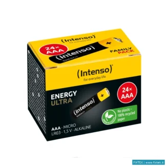 Batterie Intenso Intenso Batterie Alcaline Energy Ultra Aaa Lr03 24PCS Paper Box