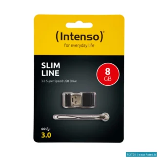 Memorie USB Intenso Intenso Pen Disk 8GB USB 3.0 Slim Line Black