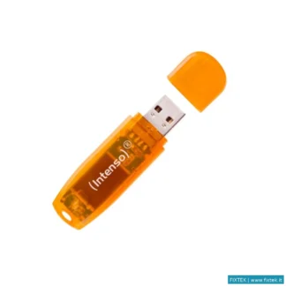 Memorie USB Intenso Intenso Pen Disk Rainbow Line 64GB Orange USB 2.0