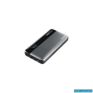 Power Pack Intenso Intenso Power Bank He25000 140 W, Carica Fino 3 Dispositivi, Grigio Nero