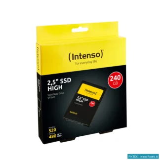 SSD Interni Intenso Intenso SSD Interno High 240GB 2,5 SATA 6GB/S R/W 520/480
