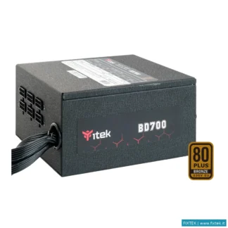 Alimentatori Itek Itek Alimentatore Bd700 - 700W, 80PLUS Bronze, Pfc Attivo, Ventola Hdb 12CM, Dc To