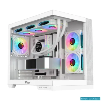 Case Itek Itek Case Dark Cave Ds, Gaming Tower, Atx, 3X12CM Argb Fan, 2XUSB3, Type-C, Side Front Pan