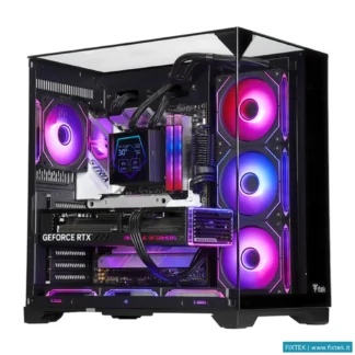 Case Itek Itek Case Dark Cave Pano - Gaming Tower, Atx, 4X12CM Argb Fan, 2XUSB3, Type-C, Temp Glass