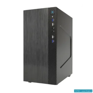 Case Itek Itek Case Smallcom-B - Mini Tower, Matx, 2XUSB3, 2XUSB2, Brushed