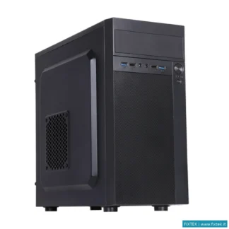 Case Itek Itek Case Theon - Mid Tower, Matx, PSU 500W, 2XUSB3, Full Black