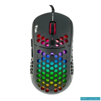 Mouse Itek Itek Mouse Gaming 12000DPI, Rgb, Software, Sensore P3327, Leggero, A Nido Dape