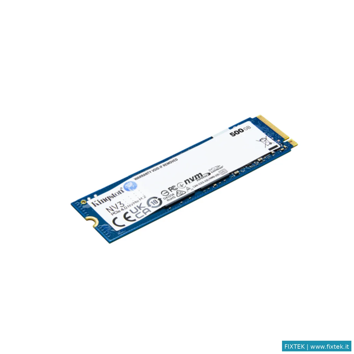 SSD Interni Kingston Kingston SSD Interno Nv3 Nvm 500GB M,2 Pcie 4,0 R/W 3500/2100