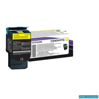 Toner Lexmark Lexmark Toner Giallo Alta Resa Ret.prog C54X X54X 2K Pag