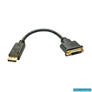 Adattatori Lindy Lindy Adattatore Cavo Displayport/Dvi-D, M/F, Attivo, 15CM