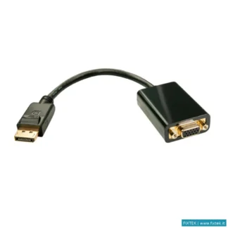 Adattatori Lindy Lindy Adattatore Cavo Displayport/Vga, M/F, Attivo, 15CM