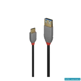 Adattatori Lindy Lindy Cavo Adattatore USB 3.1 Tipo C/A Anthra Line, 15CM