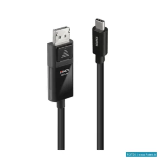Hard Disk Accessori Lindy Lindy Cavo Adattatore USB Tipo C A Displayport 8K60, 1M