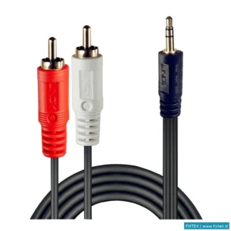 Cavi Audio Lindy Lindy Cavo Audio Stereo 2X Rca Maschio/3.5Mm Maschio, 5M