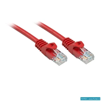 Cavi Di Rete Lindy Lindy Cavo Cat.6 U/Utp Basic Rosso, 2M