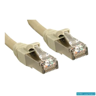 Cavi Di Rete Lindy Lindy Cavo Di Rete Cat.6 S/Ftp Lszh Grigio, 1M (Testato Da Fluke)