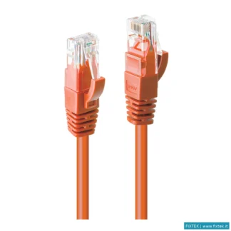 Cavi Di Rete Lindy Lindy Cavo Di Rete Cat.6 U/Utp Arancione, 10M