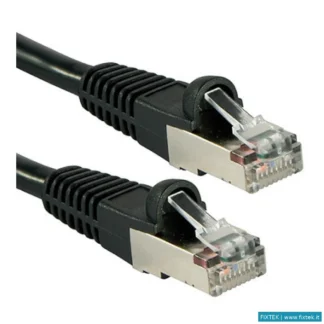 Cavi Di Rete Lindy Lindy Cavo Di Rete Cat.6A S/Ftp Lszh Nero, 1M