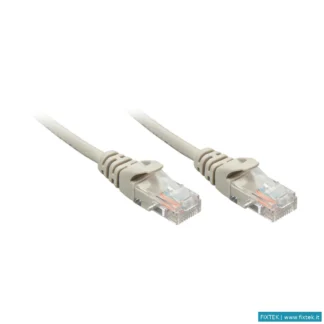 Cavi Di Rete Lindy Lindy Cavo Di Rete Patch Cat.5E U/Utp 2MT Connettore RJ45 Grigio 10 Anni Di Garan