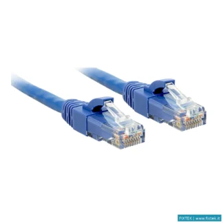 Cavi Di Rete Lindy Lindy Cavo Di Rete Patch Cat. 6 U Utp 3 Mt Connettore RJ45 Blu