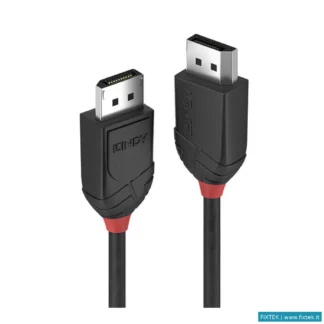 Cavi Hdmi/Vga/Dvi/Dp Lindy Lindy Cavo Displayport 1.2 Black Line 1.5M