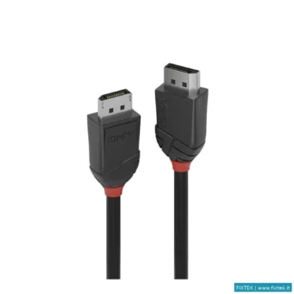 Cavi Hdmi/Vga/Dvi/Dp Lindy Lindy Cavo Displayport 1.2 Black Line, 3M