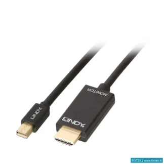 Cavi Hdmi/Vga/Dvi/Dp Lindy Lindy Cavo Mini Displayport A HDMI 4K30, 2M