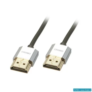 Cavi USB Lindy Lindy Cavo Slim Cromo HDMI A/A 1M