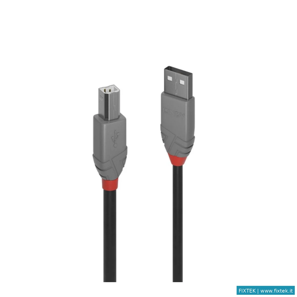 Cavi USB Lindy Lindy Cavo USB Anthra Line 2.0 Tipo A Maschio A B Maschio 2 Mt Doppia Schermatura Gus