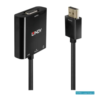 Adattatori Lindy Lindy Converter HDMI A VGA E Audio