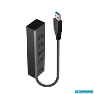 Hub USB Lindy Lindy Hub USB 3.0, 4 Porte