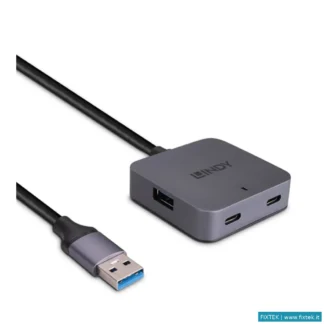 Hub USB Lindy Lindy Hub USB 3.0 5M, 4 Porte