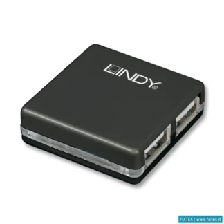 Hub USB Lindy Lindy Mini Hub USB 2.0 4 Porte