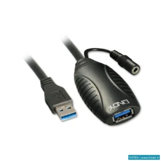 Cavi USB Lindy Lindy Prolunga Attiva USB 3.0 10M