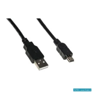 Cavi USB Link Link Cavo USB 2.0 Mini B 5 Poli Per Ricarica O Trasmissione Dati In Rame Mt.1,8
