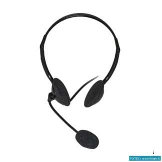 Cuffie E Microfoni Link Link Cuffia Con Microfono Orientabile, Connettore 1 X 3,5 Mm E Controllo Vol